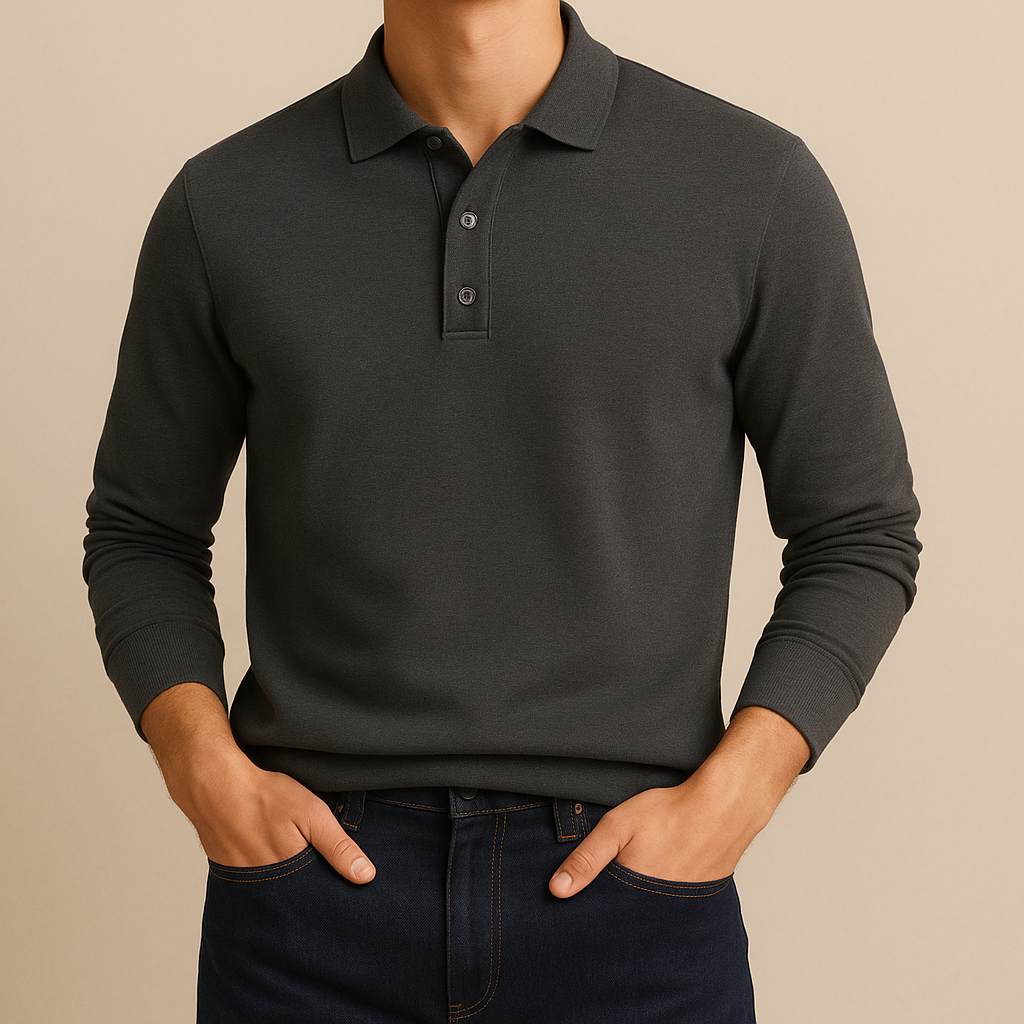Long sleeve polo