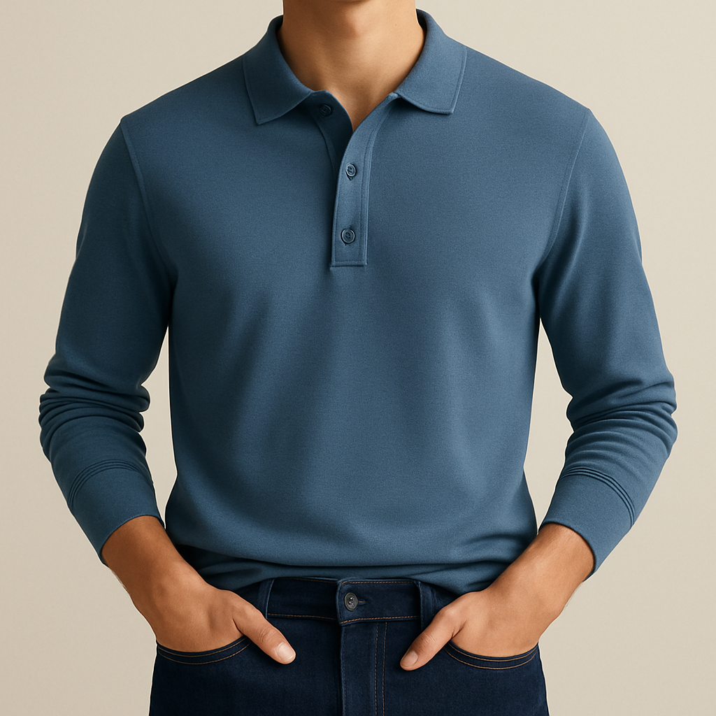 Long sleeve polo