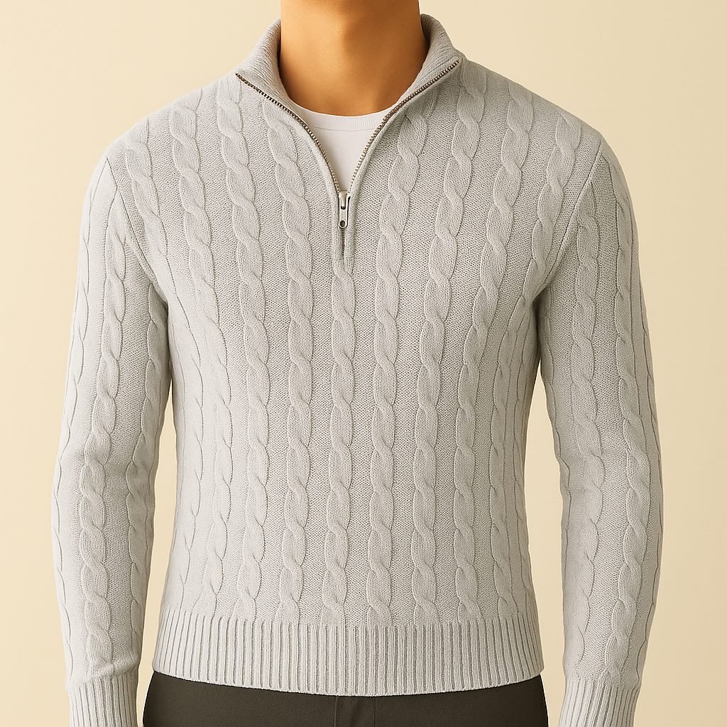 Weston LA | Zip turtleneck