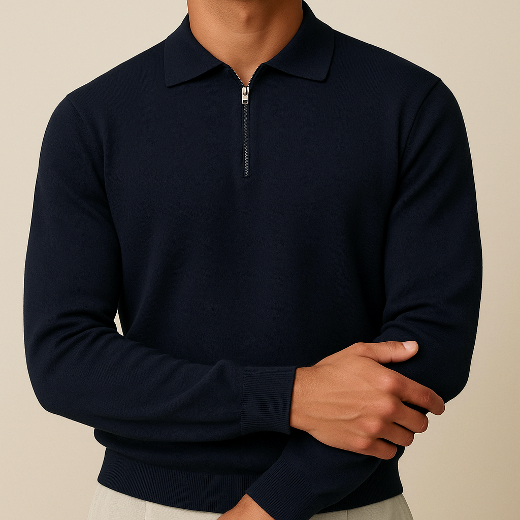 George zip polo