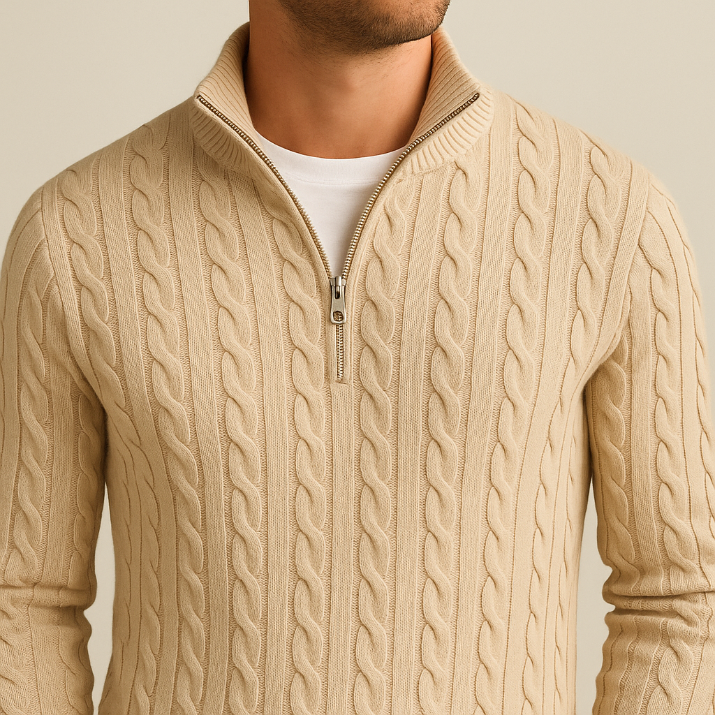 Weston LA | Zip turtleneck