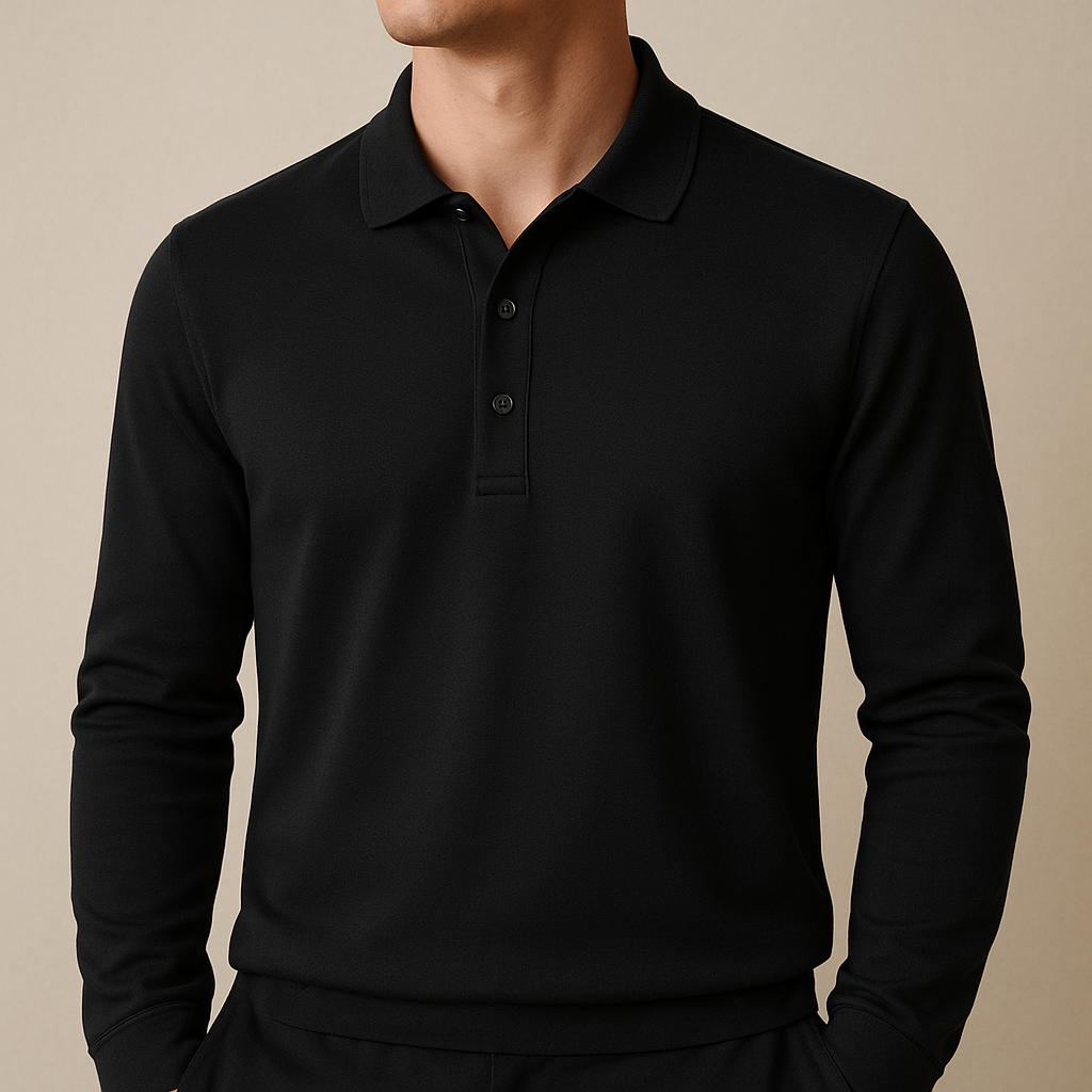 Long sleeve polo