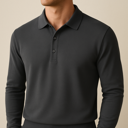 Long sleeve polo