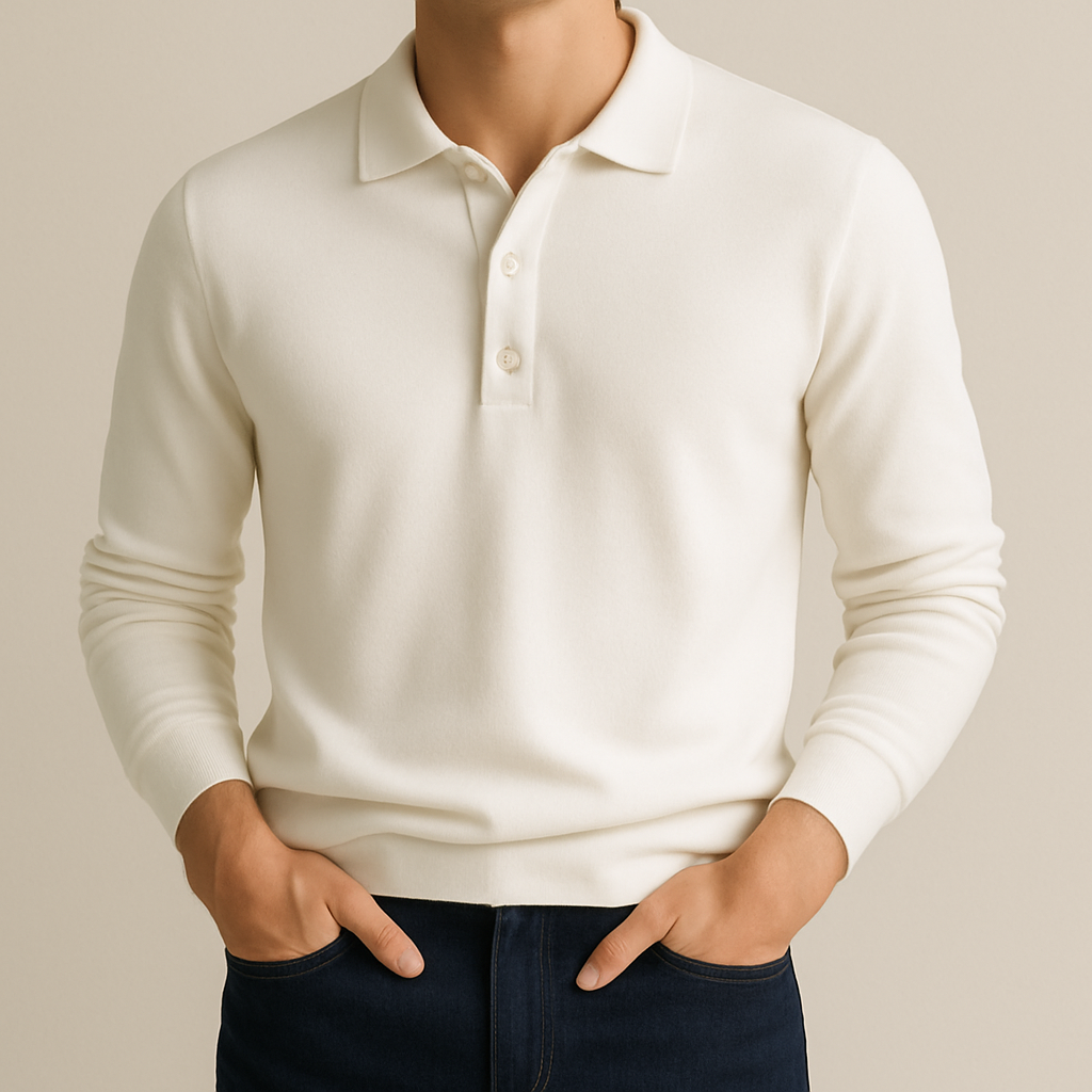 Long sleeve polo